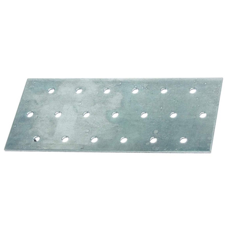 Pločica metalna ravna 140x60x2mm Pocinčana Alberts