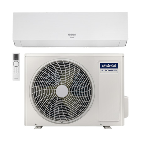 Klima uređaj TOYOTOMI Erai 335W 3,5kW A+++, ALL DC Inverter, – 25°C ~ 50°C, HEPA 3+