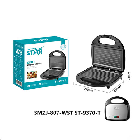 Sendvič aparat Winning Star ST-9370-T, 750W, gril ploča - Slika 2