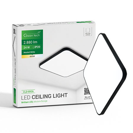 Led plafonjera 24W CLD-8906 Green Tech