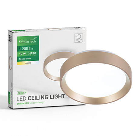 Led plafonjera 12W NIBELA Green Tech