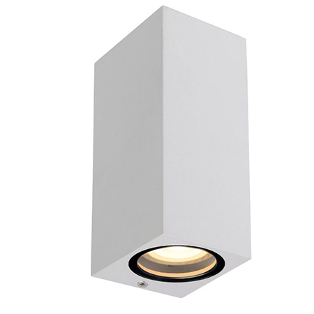 Vanjska svjetiljka QUADRO 2xGU10 Bijela Megga Light