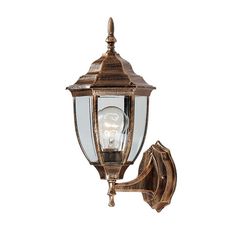 Vanjska svjetiljka Fenjer TERESA 1xE27 Gold Megga Light