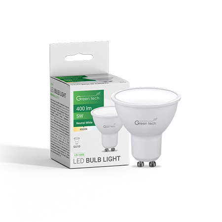 Led sijalica 5W/GU10/4000K LB-1005 Green Tech