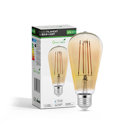 Led filament sijalica 8W/E27/2200K LFB-3111 Green Tech