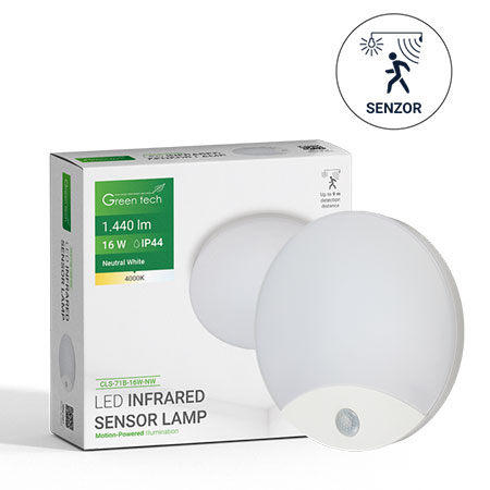 Led plafonjera 16W sa senzorom 4000K